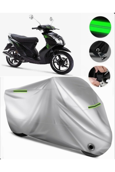 MotoEN Arora Ar 150t-15 Compatible Motorcycle Tarpaulin Premium (Lock Compati...
