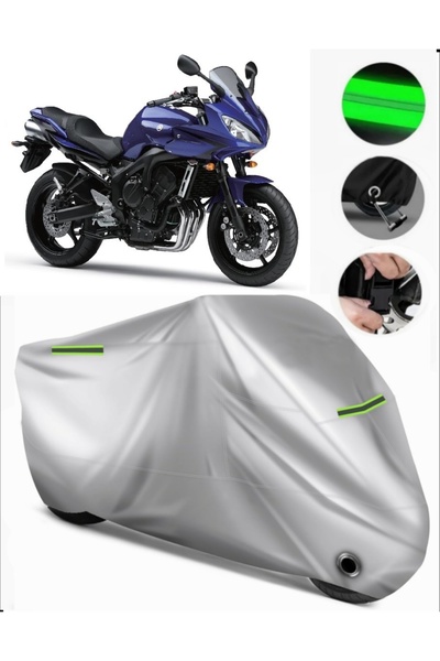 MotoEN Yamaha FZ6 Fazer متوافق مع القماش المشمع للدراجات النارية Premium (متو...