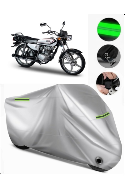 MotoEN Motoran Mtr 100 Compatible Motorcycle Tarpaulin Premium (Lock Compatib...