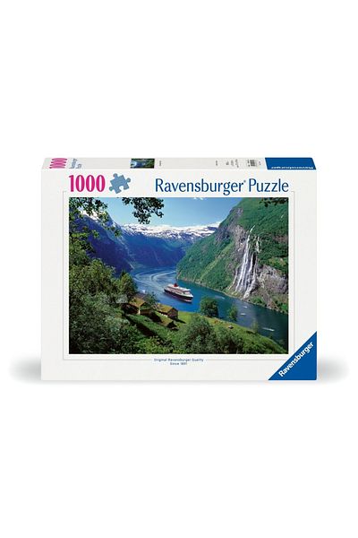 RAVENSBURGER - Norwegian fjord puzzle 1000 pieces new design