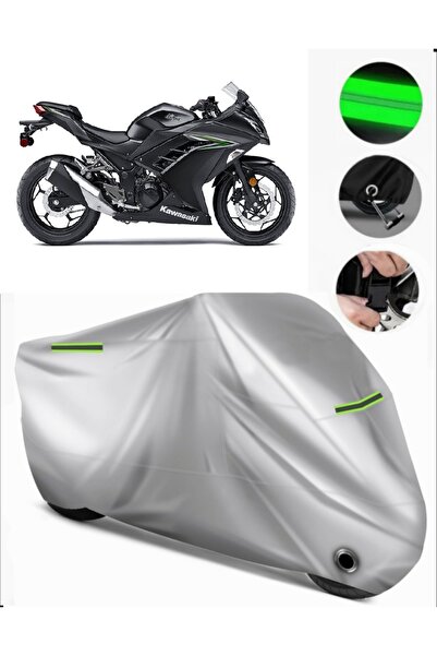 MotoEN غطاء دراجة نارية متوافق مع Kawasaki Ninja 300 Premium (متوافق مع القفل...