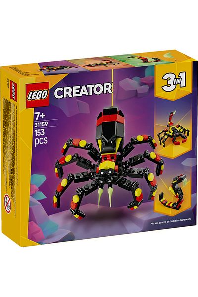 LEGO Set LEGO Creator - Animale salbatice: Paianjen surprinzator (31159)