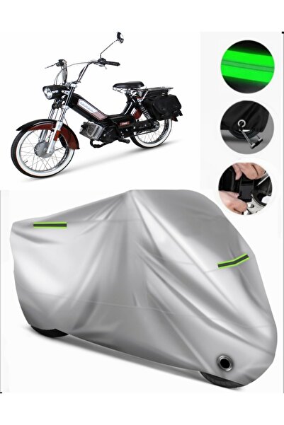 MotoEN Mobylette Av44 Compatible Motorcycle Tarpaulin Premium (Lock Compatibl...