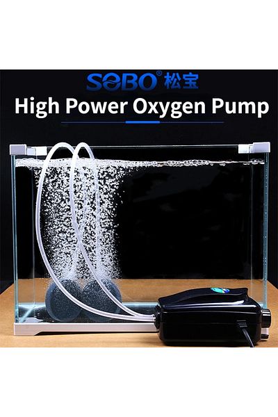 Choice EU PULE SOBO Aquarium Oxygen Pump Aquarium Supplies 738M Double Hole 3.5w Adjustable high-power oxyg