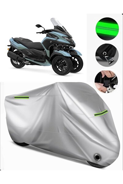 MotoEN غطاء دراجة نارية متوافق مع Yamaha Tricity 300 Premium (متوافق مع القفل...