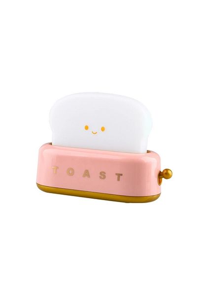 Choice Pink Bread Toast Light Toaster Nightlight Creative Rechargeable Led Lamp Bedroom For Birthday Gift