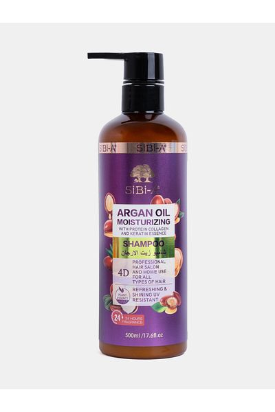 SiBi-A Argan Oil Moisturizing Shampoo, 500ml