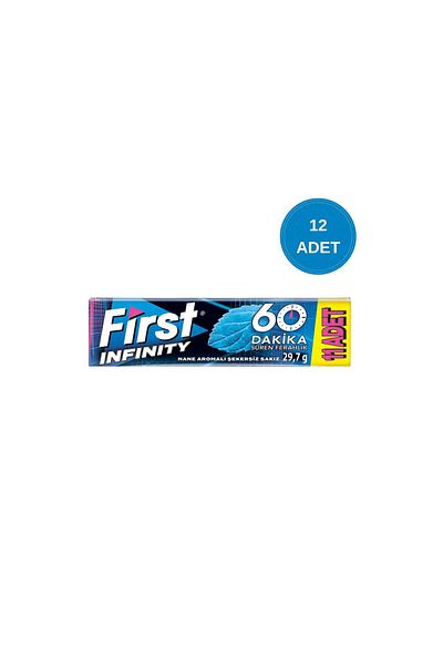 First Infinity Mint Flavored Chewing Gum 11 Pack (12 Packs) – Long-Lasting Refreshment