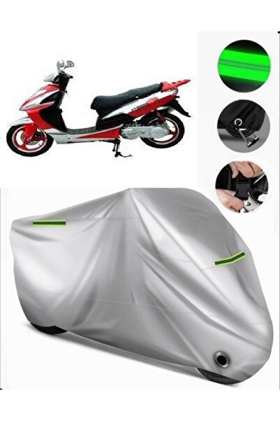 MotoEN Mondial 175 Masti X Compatible Motorcycle Tarpaulin Premium (Lock Comp...