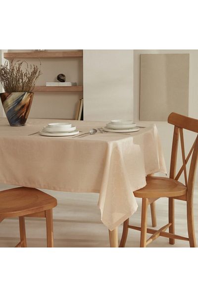 Karaca Home Karaca Home Pebble Tischdecke Ecru, 140 x 200 cm