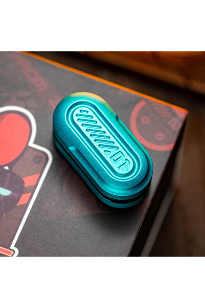 Choice Blue Pod Fidget Slider Metal Fidget Toys ADHD Tool Anti-anxiety Office...