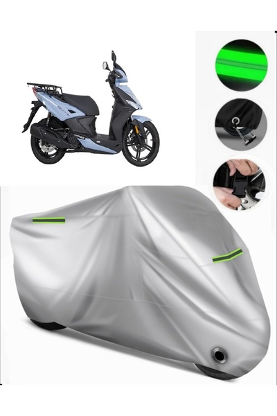 MotoEN Kymco Agility Delivery 125I Rear Bag Compatible Motorcycle Tarpaulin P...