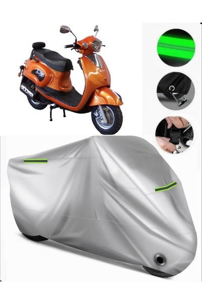 MotoEN Mondial 125 Kv Compatible Motorcycle Tarpaulin Premium (Lock Compatibl...