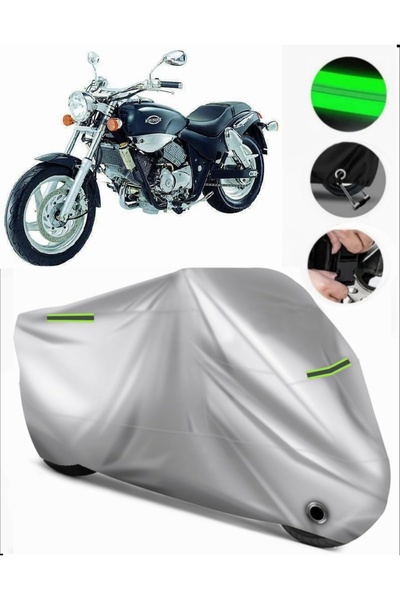 MotoEN Kymco Venox 250 Compatible Motorcycle Tarpaulin Premium (Lock Compatib...