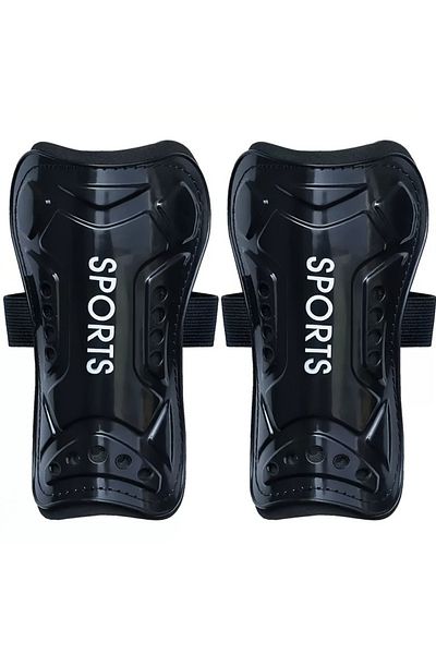 Choice S Black 1pair Soccer Training Crashproof Calf Protectior Leg Sleeves Children Teens Football Protege