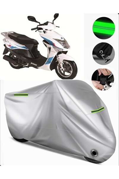 MotoEN Bisan NYSA 150 حقيبة خلفية متوافقة مع القماش المشمع الممتاز للدراجات ا...
