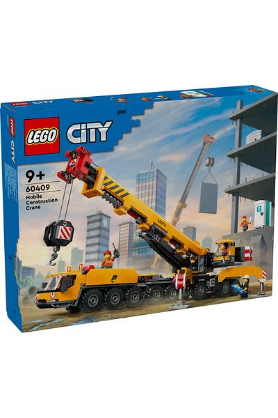 LEGO Set LEGO City - Macara mobila galbena de constructii (60409)