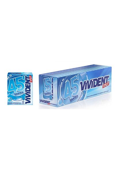 Vivident 18 قطعة من علكة العاصفة لمدة 45 دقيقة 33 جرام Brc0017
