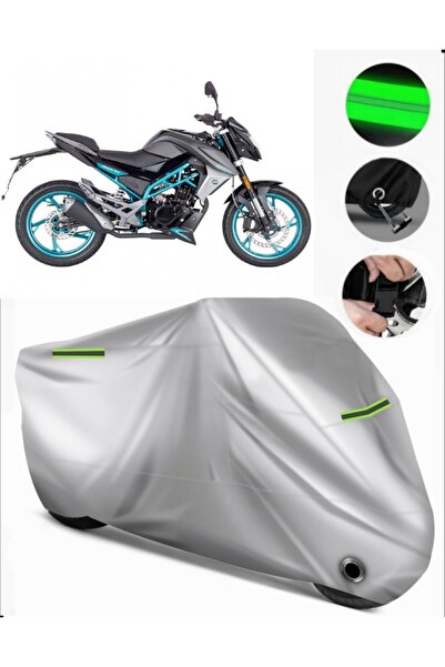 MotoEN غطاء دراجة نارية متوافق مع CF Moto 150NK Premium (متوافق مع القفل) - ر...
