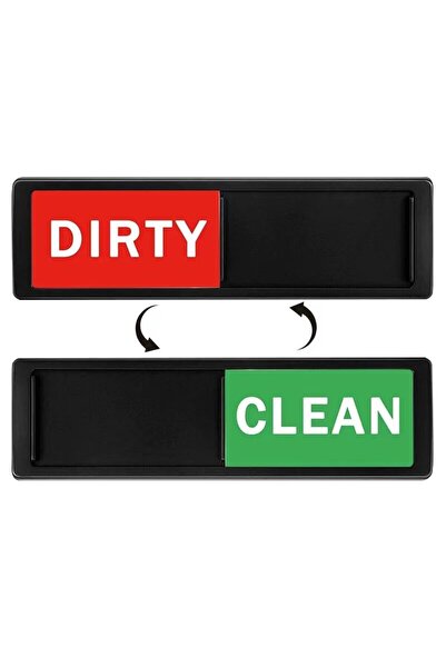 Choice أسود أحمر أخضر 1 قطعة علامة تنظيف غسالة الأطباق المغناطيسية المتسخة لغ...