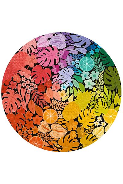 RAVENSBURGER Tropical circle puzzle 500 pieces