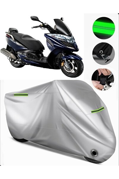 MotoEN غطاء دراجة نارية متوافق مع Kymco Dink 200i Premium (متوافق مع القفل) -...