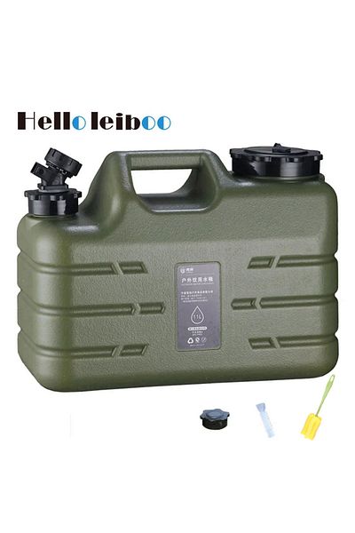 Choice 11L Water Bucket Large Capacity Portable Drinking Water Canister with Detachable Faucet No Leakag...