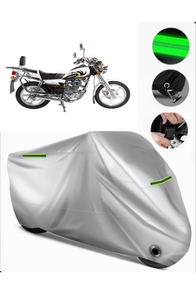 MotoEN Arora Ar 200-16C Jaguar Compatible Motorcycle Tarpaulin Premium (Lock ...