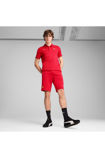 Puma Ferrari Race Erkek Kırmızı Günlük Stil Şort 63018402