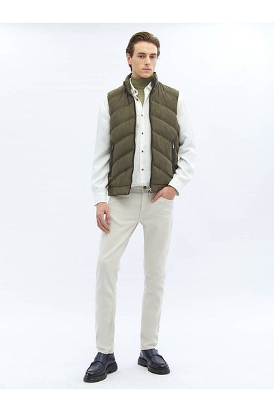 Kip Khaki Woven Sports Vest