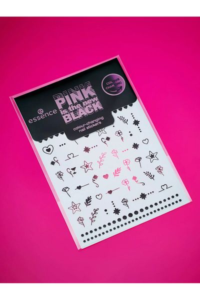 Essence PINK Is The New BLACK Colour-Changing Nail Stickers 01