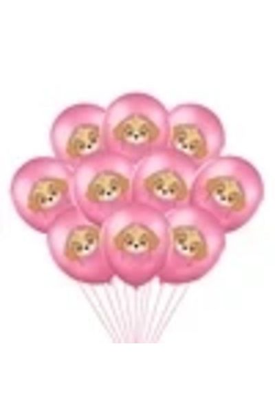 Choice set 3-10pcs Paw Dog Patrol Cartoon Balloons Marshall Chase Skye Everest 12inch Latex Globlos Toys Ch