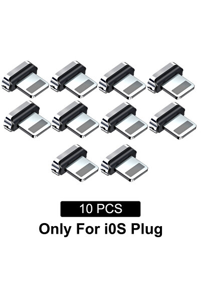 Choice 10 قطع لمقابس ios 10 قطع أطراف مغناطيسية لكابل Fonken المغناطيسي من ال...