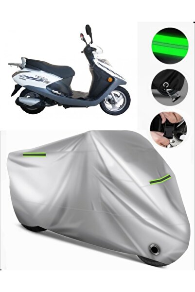 MotoEN Bianchi Falcon 125 Compatible Motorcycle Tarpaulin Premium (Lock Compa...