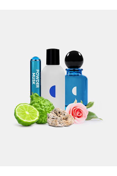 Candy Addict Powder Musk Trio Set - EDP 50 ml + Hair Mist 50 ml + Perfume Oil 10 ml