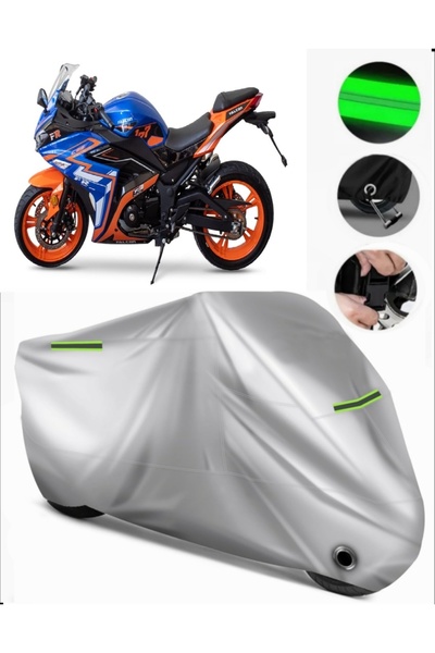 MotoEN غطاء دراجة نارية متوافق مع Falcon FR-250 Premium (متوافق مع القفل) - ر...