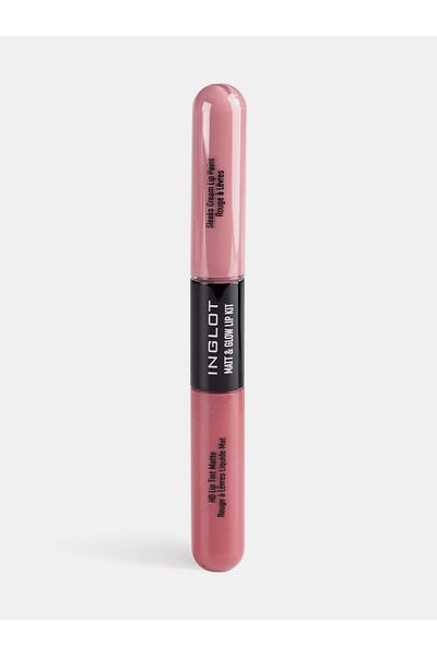 INGLOT مجموعة أحمر الشفاه غير اللامع والمتوهج، 05