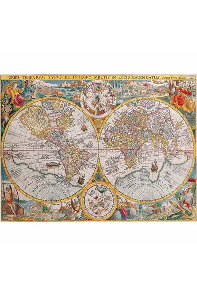 RAVENSBURGER - Historical map puzzle 1500 pieces new design
