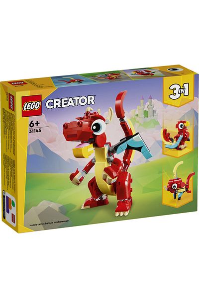 LEGO Set LEGO Creator - Dragon rosu (31145)