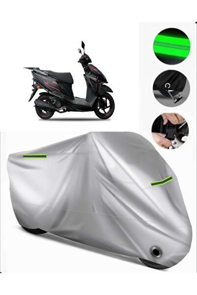 MotoEN Yuki Crypto 125 Compatible Motorcycle Tarpaulin Premium (Lock Compatib...