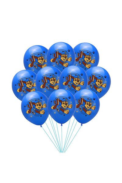 Choice set 14-10pcs Paw Dog Patrol Cartoon Balloons Marshall Chase Skye Everest 12inch Latex Globlos Toys C