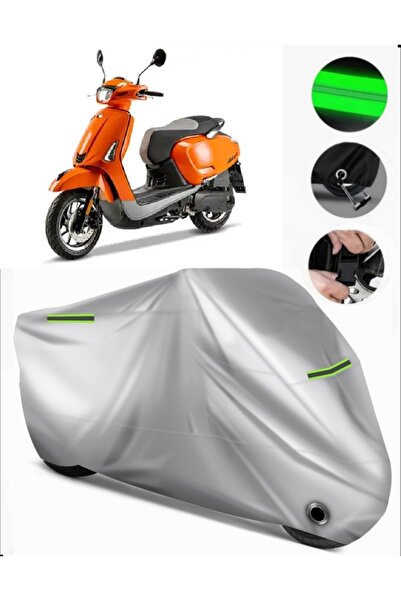 MotoEN Kymco Like 50 Compatible Motorcycle Tarpaulin Premium (Lock Compatible...