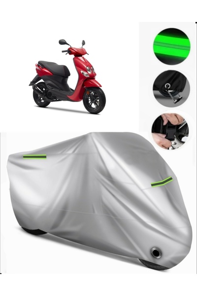 MotoEN Yamaha Neos Compatible Motorcycle Tarpaulin Premium (Lock Compatible)-...
