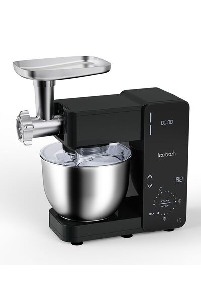 icotech SM60 6 lt Hamur Yoğurma Kıyma Çekme Katı Meyve Sıkma Profesyonel Stand Mikser Mutfak Şefi