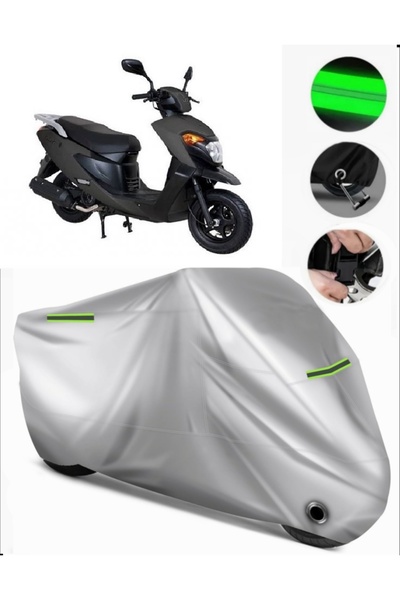 MotoEN Daelim Dart 125 متوافق مع القماش المشمع للدراجات النارية Premium (متوا...