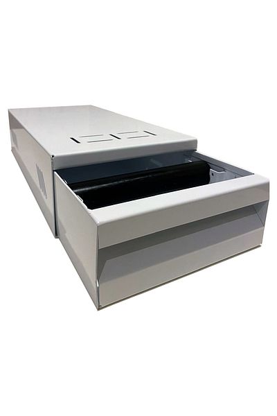 Mare Mosso Caffe ê Vendite Posa Drawer (Knockbox) Metal - White