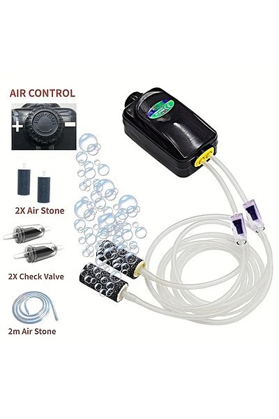 Choice EU PULE SOBO Aquarium Oxygen Pump Aquarium Supplies 738M Double Hole 3.5w Adjustable high-power oxyg