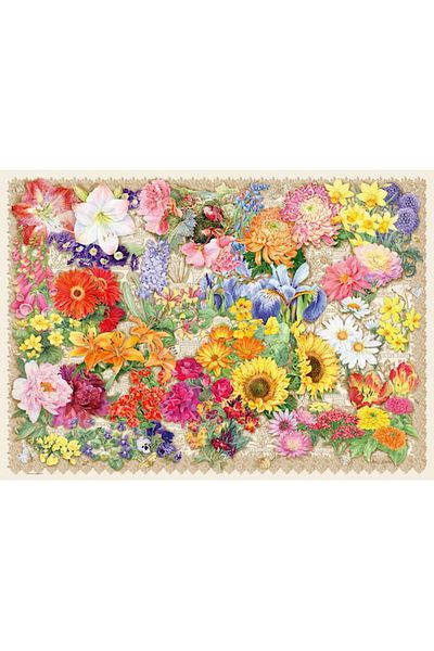 RAVENSBURGER - Flower puzzle 1000 pieces new design