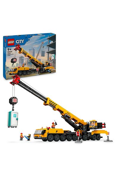 LEGO Set LEGO City - Macara mobila galbena de constructii (60409)