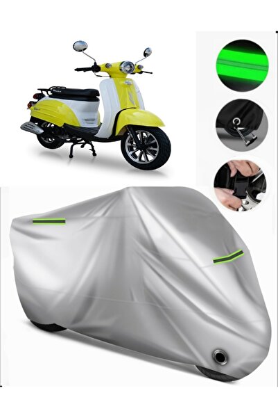 MotoEN Motolux Vintage 50 Compatible Motorcycle Tarpaulin Premium (Lock Compa...